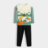 Boys Cotton wear – Dino World Full Sleeve Pajama Set