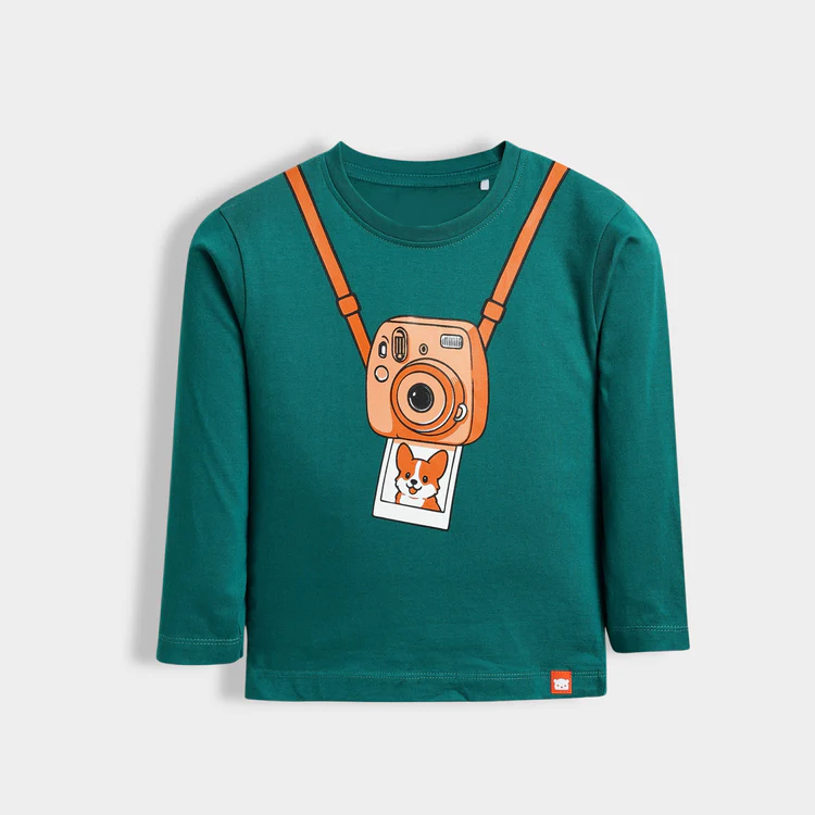 Say Cheese Kids Cotton T-Shirt .