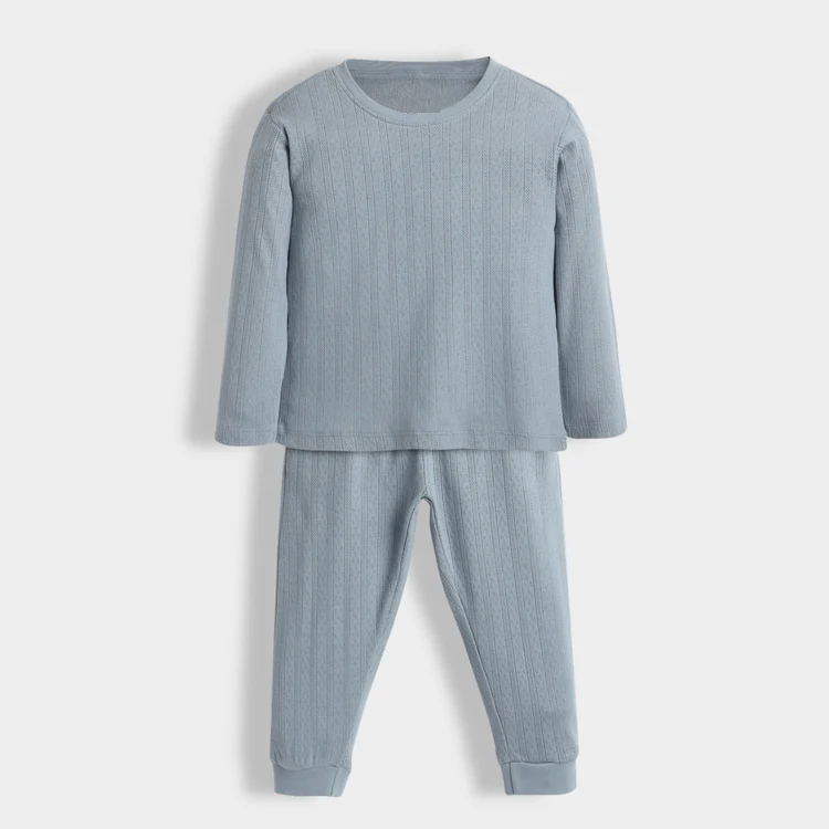 Unisex Nightwear – Textured Full Sleeve Top & Bottom